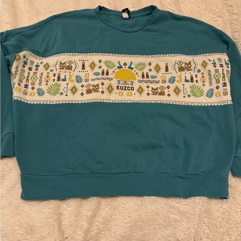 Emperor’s new groove kuzco panel pullover